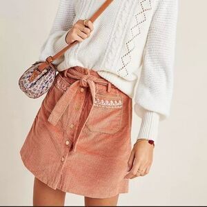 Anthropologie Louise Misha Juana Corduroy Skirt #176